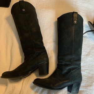 Vince Camuto Black Knee Boots